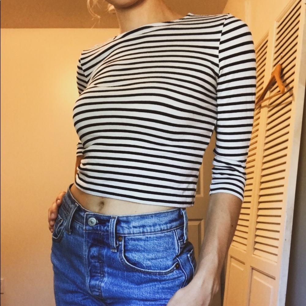 Half sleeve top